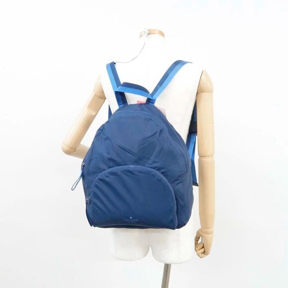 S Kate Spade Arya Navy Packable Nylon Backpack Night Cap WKRU6975 NWT $279 - Picture 10 of 12